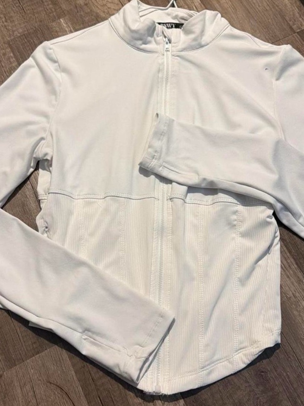 White Women's Full-Zip Lightweight Jacket